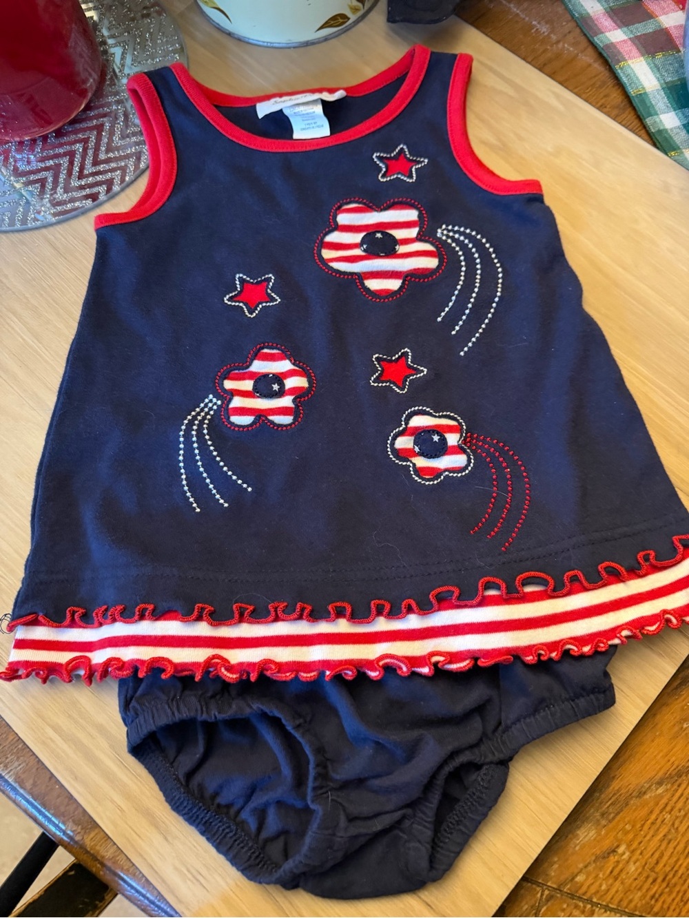 Sophie rose girls 12 month 2 piece patriotic outfit!